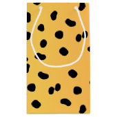 Moderne Cheetah Print Klein Cadeauzakje (Achterkant)