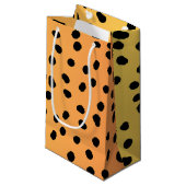 Moderne Cheetah Print Klein Cadeauzakje (Voorkant Gekanteld)