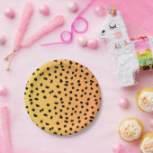 Moderne Cheetah Print Papieren Bordje (Feest)