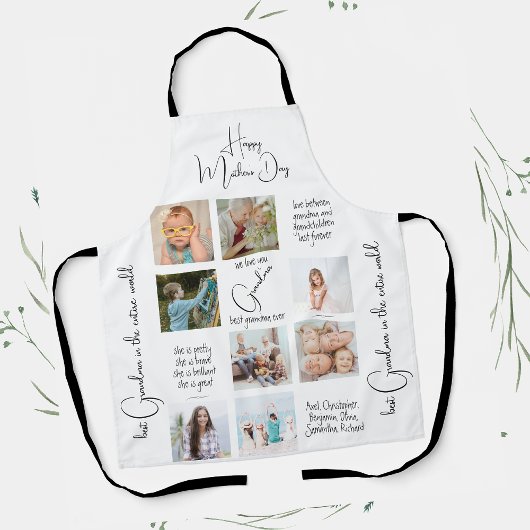 Moderne chef fotocollage beste oma ooit Schorten