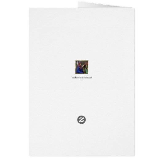 Moderne chemie Medieval Alchemy Kaarten (Achterkant)