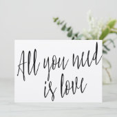 Moderne chemische kalligrafie "Alles wat je nodig  (Staand voorkant)