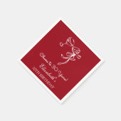 Moderne Cherry Cheers naar 30 jaar Verjaardag serv Servet (Hoek)