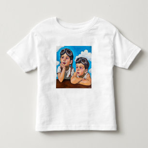 Moderne cherubijnse schilderkunst - Geïnspireerd d Kinder Shirts