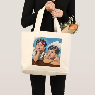 Moderne Cherubijnse Schilderkunst - Rembrandt Geïn Grote Tote Bag