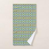 moderne chevron geometrisch patroon bad handdoek (Handdoek)