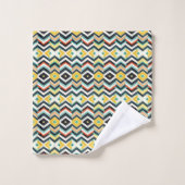 moderne chevron geometrisch patroon bad handdoek (Wasdoekje)