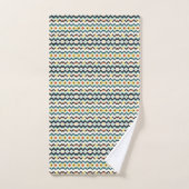 moderne chevron geometrisch patroon bad handdoek (Handdoek)
