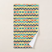 moderne chevron geometrisch patroon bad handdoek (Handdoek)