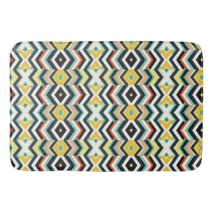 moderne chevron geometrisch patroon badmat