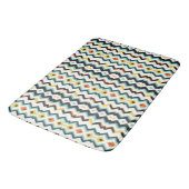moderne chevron geometrisch patroon badmat (Gekanteld)