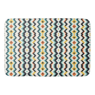 moderne chevron geometrisch patroon badmat