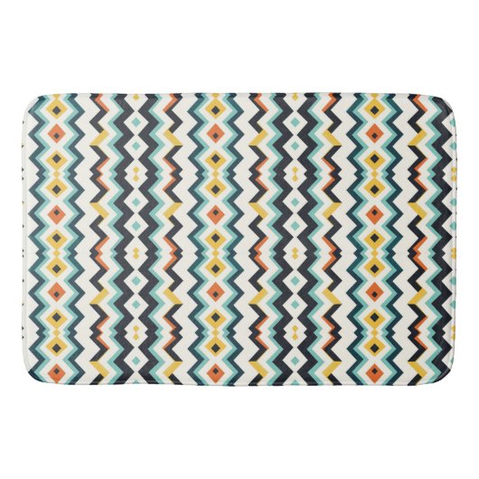 moderne chevron geometrisch patroon badmat (Voorkant)