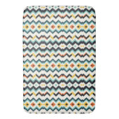 moderne chevron geometrisch patroon badmat (Voorkant Verticaal)