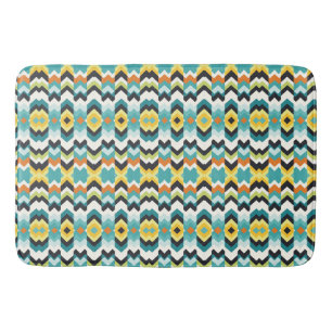 moderne chevron geometrisch patroon badmat
