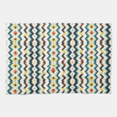 moderne chevron geometrisch patroon theedoek (Horizontaal)