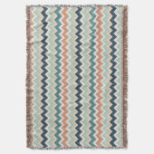 Moderne Chevron-ontwerp Aangepaste zachte deken (Voorkant Verticaal)