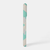 Moderne Chevron Streep iPhone 16 Hoesje (Rechterkant)