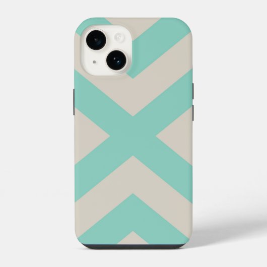 Moderne Chevron Streep iPhone Hoesje (Achterkant)