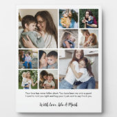 Moderne Chic 10 Photo Collage Gift for Ma Fotoplaat (Voorkant)