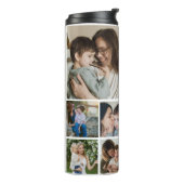 Moderne Chic 10 Photo Collage Gift for Ma Thermosbeker (Gedraaid links)