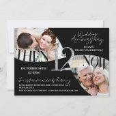 Moderne Chic 12e trouwdagjubileum Kaart (Voorkant)