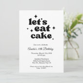 Moderne Chic 18e verjaardag uitnodiging minimalist (Staand voorkant)