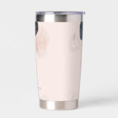 Moderne Chic Aardse Steen Custom Geïsoleerde Drinkbeker (Links)