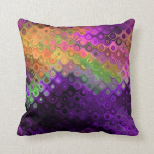 Moderne Chic Abstract Pauwenveren Kussen