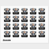 Moderne Chic Afstudeerfoto Stickers (Vel)