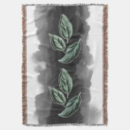 Moderne Chic Basil verlaat Botanical Deken