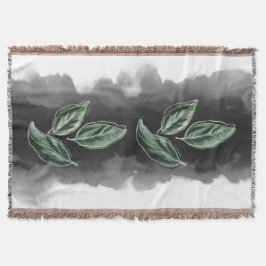 Moderne Chic Basil verlaat Botanical Deken