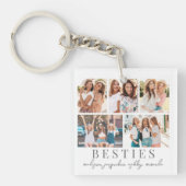 Moderne Chic BFF Beste Vriendinnen Sleutelhanger (Voorkant)