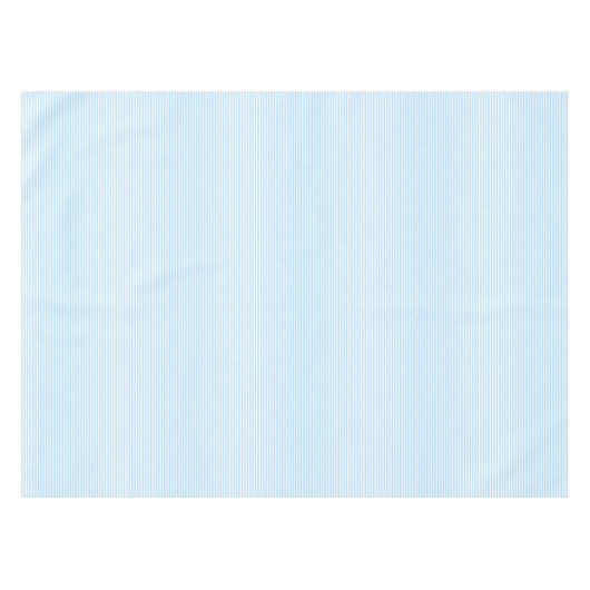 Moderne Chic Blue en White Stripes Pattern Trendy Tafelkleed (Voorkant (Horizontaal))
