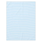 Moderne Chic Blue en White Stripes Pattern Trendy Tafelkleed (Voorkant)