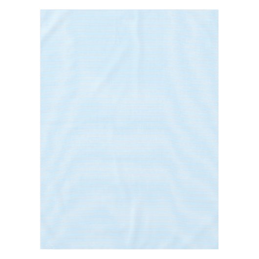 Moderne Chic Blue en White Stripes Pattern Trendy Tafelkleed (Voorkant)