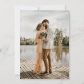 Moderne Chic Boheemse Aquarel Bloemig Kaart (Achterkant)