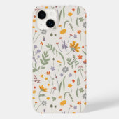 Moderne chic boho heldere wilde bloemen iPhone hoe Case-Mate iPhone Case (Achterkant)