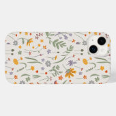 Moderne chic boho heldere wilde bloemen iPhone hoe Case-Mate iPhone Case (Achterkant (horizontaal))