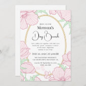 Moderne chic boho heldere wilde bloemen kaart (Voorkant / Achterkant)