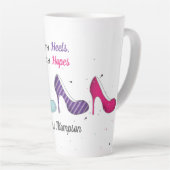 Moderne Chic Custom Vrouwen Schoenen Latte Mok (Rechterhoek)