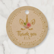 Moderne Chic Eenhoorn Gezicht Gouden Dank U Naam