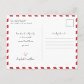 Moderne chic en nieuwe startpagina aankondigingskaart (Achterkant)