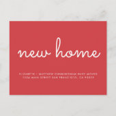 Moderne chic en nieuwe startpagina aankondigingskaart (Voorkant)