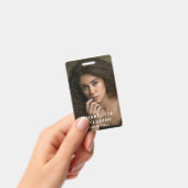 Moderne Chic Foto Badge (Handheld)