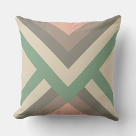 Moderne Chic Geometrische Pastelkleuren Buitenkussen
