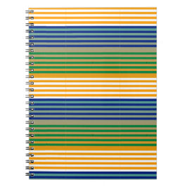 Moderne chic gestreepte notitieboek