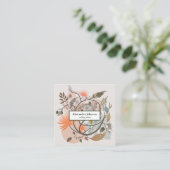 Moderne Chic Goudblad Folie Luxe Visitekaartje (Staand voorkant)