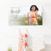 Moderne Chic H Foto 2 Afstuderen banner - Wit (Insitu)