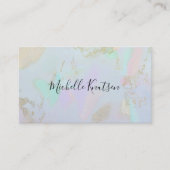 Moderne Chic Hair Stylist Schoonheidssalon Opal St Visitekaartje (Voorkant)